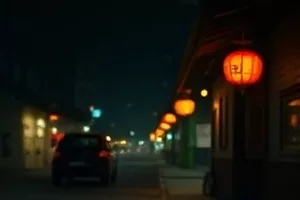 河岸日记里傍晚河岸与低垂的云层